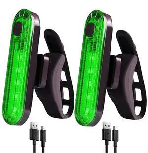 Ecocleanpath2 Pack USB Rechargeable LED Bike Tail Light, Waterproof Rear Safety Lamp with 4 Modes Ecocleanpath2 Pack USB Rechargeable LED Bike Tail Light, Waterproof Rear Safety Lamp with 4 Modes