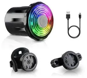 EcocleanpathSmart Sensor Bike Tail Light, 7 Colors & 6 Modes USB Rechargeable Waterproof Brake Light with Mounts EcocleanpathSmart Sensor Bike Tail Light, 7 Colors & 6 Modes USB Rechargeable Waterproof Brake Light with Mounts