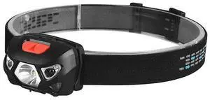 Ecocleanpath IPX6 Waterproof LED Headlamp with Motion Sensor, 5 Modes, 1200mAh Rechargeable for Camping, Running, Hiking (Black)