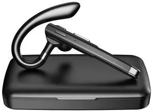 Single Bluetooth 5.3 Earphone with ENC Noise Reduction, LED Charging Case for Office & Driving (Black) Single Bluetooth 5.3 Earphone with ENC Noise Reduction, LED Charging Case for Office & Driving (Black)