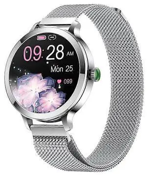 Ecocleanpath Women's Smart Watch with Call Function, 1.1" AMOLED Fitness Tracker, 110+ Sports, SpO2/BP/HR Monitor, IP68 Silver Ecocleanpath Women's Smart Watch with Call Function, 1.1" AMOLED Fitness Tracker, 110+ Sports, SpO2/BP/HR Monitor, IP68 Silver
