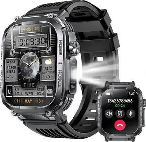 Ecocleanpath Men's Smart Watch: 2.02" HD, 100+ Sports Modes, 3ATM Waterproof, 24/7 Health Monitor, 400mAh Battery Ecocleanpath Men's Smart Watch: 2.02" HD, 100+ Sports Modes, 3ATM Waterproof, 24/7 Health Monitor, 400mAh Battery