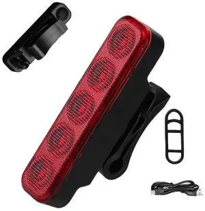 EcocleanpathBikee USB Rechargeable LED Bike Tail Light - 4 Modes, Auto Sensor, Waterproof EcocleanpathBikee USB Rechargeable LED Bike Tail Light - 4 Modes, Auto Sensor, Waterproof