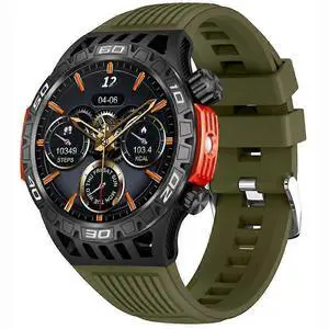 Ecocleanpath Smartwatch with Compass, Flashlight, Bluetooth Calling, 1.4" HD Display, 100+ Sports & Health Tracking (Green) Ecocleanpath Smartwatch with Compass, Flashlight, Bluetooth Calling, 1.4" HD Display, 100+ Sports & Health Tracking (Green)