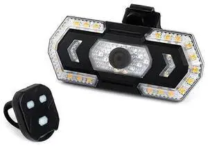 EcocleanpathWireless Remote Smart Bike Tail Light with Turn Signals, USB Rechargeable & Waterproof LED Rear Light EcocleanpathWireless Remote Smart Bike Tail Light with Turn Signals, USB Rechargeable & Waterproof LED Rear Light