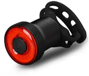 EcocleanpathBlack Bicycle Tail Light with Intelligent Brake Sensor - High-Brightness Safety Light EcocleanpathBlack Bicycle Tail Light with Intelligent Brake Sensor - High-Brightness Safety Light
