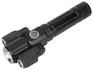 EcocleanpathUSB Rechargeable Bike Headlamp - 360° Rotating Aluminum Alloy, Black EcocleanpathUSB Rechargeable Bike Headlamp - 360° Rotating Aluminum Alloy, Black