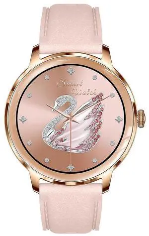 Ecocleanpath Smartwatch with AMOLED 1.32" Screen, IP67 Waterproof, Multiple Exercise Modes (Pink) Ecocleanpath Smartwatch with AMOLED 1.32" Screen, IP67 Waterproof, Multiple Exercise Modes (Pink)