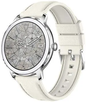 Ecocleanpath Smartwatch with AMOLED 1.32" Screen, IP67 Waterproof, Heart Rate & Sleep Tracker, White Ecocleanpath Smartwatch with AMOLED 1.32" Screen, IP67 Waterproof, Heart Rate & Sleep Tracker, White