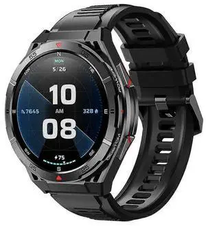 Ecocleanpath Men's Military Smartwatch 1.43" AMOLED, GPS, 5ATM Waterproof, Altitude Compass for Android iOS (Black) Ecocleanpath Men's Military Smartwatch 1.43" AMOLED, GPS, 5ATM Waterproof, Altitude Compass for Android iOS (Black)