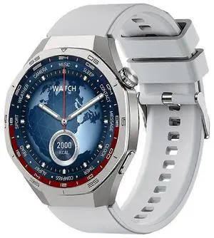 Ecocleanpath Men's Smart Watch with AMOLED Display, NFC, Heart Rate & SpO2, 173 Sports Modes for Android/iOS (Silver) Ecocleanpath Men's Smart Watch with AMOLED Display, NFC, Heart Rate & SpO2, 173 Sports Modes for Android/iOS (Silver)