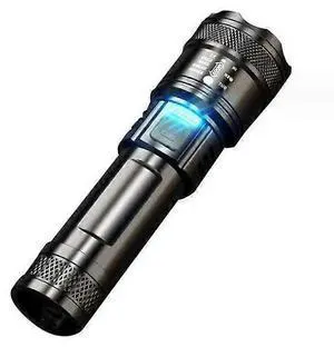 Ecocleanpath Rechargeable Zoomable Flashlight, 500m Beam, 3 Modes, Waterproof for Hiking & Camping (Black) Ecocleanpath Rechargeable Zoomable Flashlight, 500m Beam, 3 Modes, Waterproof for Hiking & Camping (Black)