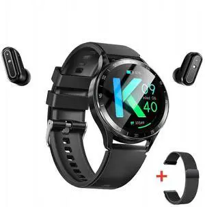 Ecocleanpath 2-in-1 Smartwatch with TWS Earbuds, 1.39" Round Display, Health & Sleep Monitor for iOS/Android (Black) Ecocleanpath 2-in-1 Smartwatch with TWS Earbuds, 1.39" Round Display, Health & Sleep Monitor for iOS/Android (Black)