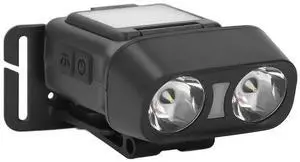 Ecocleanpath 1500mAh Rechargeable COB Headlamp, 5 Modes Detachable Flashlight for Hiking & Cycling (Black) Ecocleanpath 1500mAh Rechargeable COB Headlamp, 5 Modes Detachable Flashlight for Hiking & Cycling (Black)