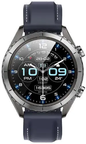 Ecocleanpath 1.43" AMOLED Smart Watch with ChatGPT, Women's Health Tracker, IP68 Waterproof, Blue Ecocleanpath 1.43" AMOLED Smart Watch with ChatGPT, Women's Health Tracker, IP68 Waterproof, Blue