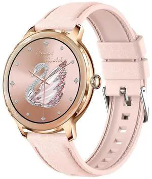 Ecocleanpath Smartwatch 1.32" AMOLED, IP67 Waterproof, Heart Rate & Sleep Tracker, Pink Ecocleanpath Smartwatch 1.32" AMOLED, IP67 Waterproof, Heart Rate & Sleep Tracker, Pink