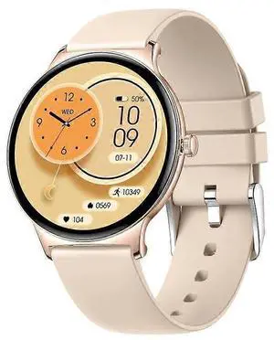Ecocleanpath Smartwatch V89 1.43" AMOLED Women's Health Tracker, Bluetooth Calling, Rose Gold Ecocleanpath Smartwatch V89 1.43" AMOLED Women's Health Tracker, Bluetooth Calling, Rose Gold