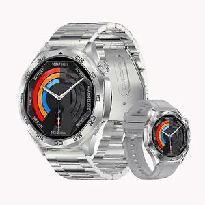 Ecocleanpath AK83 Smartwatch, 1.46" HD Display, 400mAh Battery, Bluetooth Calling, 100+ Sports Modes (Silver) Ecocleanpath AK83 Smartwatch, 1.46" HD Display, 400mAh Battery, Bluetooth Calling, 100+ Sports Modes (Silver)