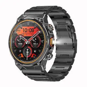Ecocleanpath AK81 Smartwatch with Flashlight, 400mAh Battery, 100+ Sports Modes, Heart Rate Monitor (Black) Ecocleanpath AK81 Smartwatch with Flashlight, 400mAh Battery, 100+ Sports Modes, Heart Rate Monitor (Black)