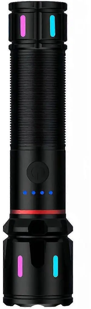 Ecocleanpath 1000+ Lumens LED Rechargeable Flashlight, Zoomable Waterproof Tactical Light with Glow Strip Ecocleanpath 1000+ Lumens LED Rechargeable Flashlight, Zoomable Waterproof Tactical Light with Glow Strip