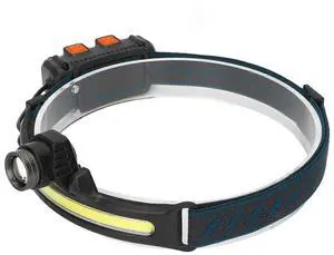 Ecocleanpath Rechargeable COB Headlamp with Hand Sensing, USB Fast Charge for Outdoor Running & Fishing (Black) Ecocleanpath Rechargeable COB Headlamp with Hand Sensing, USB Fast Charge for Outdoor Running & Fishing (Black)