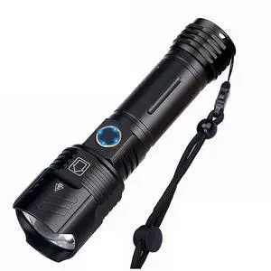 Ecocleanpath Super Bright 1,000,000 Lumens Rechargeable Flashlight, XHP160 LED Tactical, 5 Modes, Zoomable, Waterproof Ecocleanpath Super Bright 1,000,000 Lumens Rechargeable Flashlight, XHP160 LED Tactical, 5 Modes, Zoomable, Waterproof