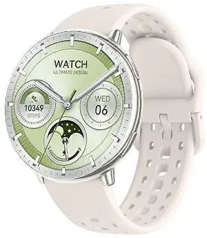 Ecocleanpath Smartwatch HD21 Ultra Light 27g GPS Sports Tracker, AMOLED Display, Heart Rate & Sleep Monitor (White) Ecocleanpath Smartwatch HD21 Ultra Light 27g GPS Sports Tracker, AMOLED Display, Heart Rate & Sleep Monitor (White)