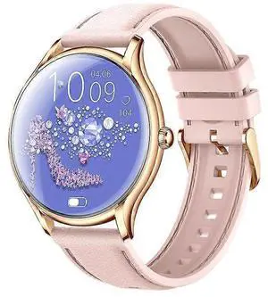 Ecocleanpath QS36 Smartwatch Pink: 1.43" AMOLED, 5H Music, Health & Call Tracking, Slim 7.9mm Ecocleanpath QS36 Smartwatch Pink: 1.43" AMOLED, 5H Music, Health & Call Tracking, Slim 7.9mm