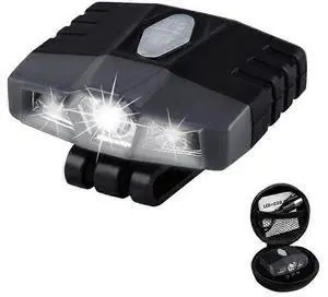 Ecocleanpath Rechargeable Hands-Free LED Cap Light - 100 Lumens, 6 Modes, Waterproof for Fishing & Camping (Black) Ecocleanpath Rechargeable Hands-Free LED Cap Light - 100 Lumens, 6 Modes, Waterproof for Fishing & Camping (Black)