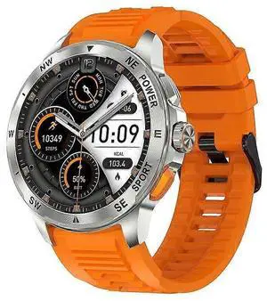 Ecocleanpath AK77 AMOLED Smartwatch with Bluetooth Calling, 100+ Sports Modes & Health Tracking (Yellow) Ecocleanpath AK77 AMOLED Smartwatch with Bluetooth Calling, 100+ Sports Modes & Health Tracking (Yellow)