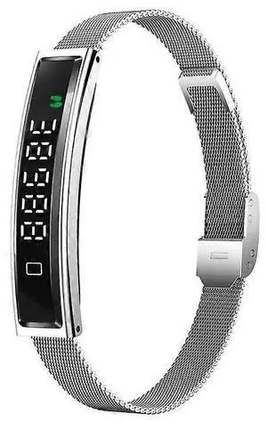Ecocleanpath Smart Band B3 Silver - Fitness Tracker with Heart Rate & Sleep Monitor, Call Alerts Ecocleanpath Smart Band B3 Silver - Fitness Tracker with Heart Rate & Sleep Monitor, Call Alerts