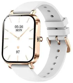 Ecocleanpath MK90 Smartwatch 1.75" Bluetooth Calling, Fitness Tracker, 35-Day Battery, IP68 Waterproof (White) Ecocleanpath MK90 Smartwatch 1.75" Bluetooth Calling, Fitness Tracker, 35-Day Battery, IP68 Waterproof (White)