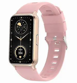 Ecocleanpath HK72 Smartwatch: 1.47" AMOLED Health Tracker, Bluetooth Calling, Pink Ecocleanpath HK72 Smartwatch: 1.47" AMOLED Health Tracker, Bluetooth Calling, Pink