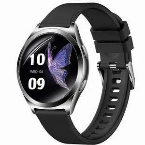 Ecocleanpath Y35 Smartwatch for Women: Bluetooth Calling, Health Tracking, Multi-Sport Modes, IP68 Waterproof (Black)