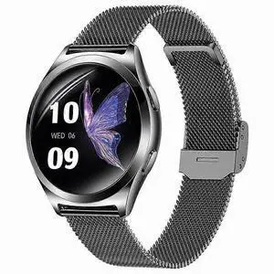 Ecocleanpath Y35 Smartwatch for Women: Bluetooth Calling, Health & Fitness Tracker, IP68 Waterproof (Black)