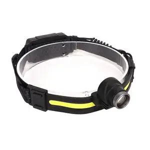 Ecocleanpath USB Rechargeable LED Headlamp with Sensing & Zoom, XPG COB Light for Camping Fishing (Black) Ecocleanpath USB Rechargeable LED Headlamp with Sensing & Zoom, XPG COB Light for Camping Fishing (Black)