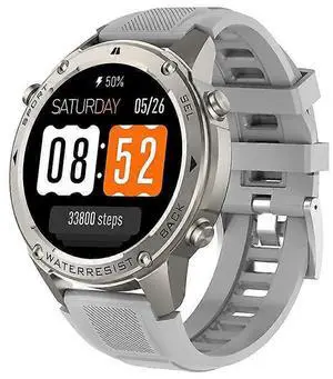 Ecocleanpath DM56 Smartwatch with L1+L5 GPS, 5ATM Waterproof, AMOLED Display, Sleep Tracking (Grey) Ecocleanpath DM56 Smartwatch with L1+L5 GPS, 5ATM Waterproof, AMOLED Display, Sleep Tracking (Grey)