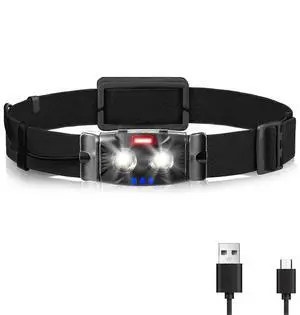 Ecocleanpath Rechargeable Headlamp 1000 Lumens, IPX4 Waterproof Hard Hat Light for Camping, Hiking, Fishing Ecocleanpath Rechargeable Headlamp 1000 Lumens, IPX4 Waterproof Hard Hat Light for Camping, Hiking, Fishing