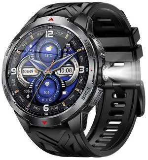 Ecocleanpath 1.7" HD Smartwatch, 200-Day Battery, 3ATM Waterproof, LED Flashlight & Compass, 24/7 Health Tracker (Black) Ecocleanpath 1.7" HD Smartwatch, 200-Day Battery, 3ATM Waterproof, LED Flashlight & Compass, 24/7 Health Tracker (Black)