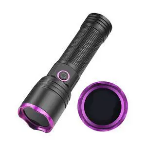 Ecocleanpath Rechargeable Blood Tracking Flashlight, 2000 Lumens LED for Night Hunting, Waterproof & Adjustable Focus (Black) Ecocleanpath Rechargeable Blood Tracking Flashlight, 2000 Lumens LED for Night Hunting, Waterproof & Adjustable Focus (Black)