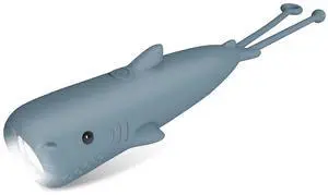 Ecocleanpath Rechargeable Shark Flashlight for Kids - Dimmable LED Toy with Keychain, Camping Gift for Boys & Girls Ages 3+ Ecocleanpath Rechargeable Shark Flashlight for Kids - Dimmable LED Toy with Keychain, Camping Gift for Boys & Girls Ages 3+