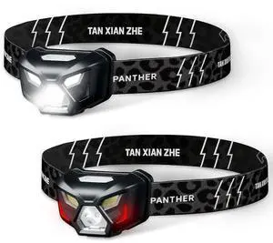 Ecocleanpath 2 Pack Rechargeable Headlamp, 150 Lumen LED Motion Sensor Light, Waterproof Headlight for Camping & Hiking Ecocleanpath 2 Pack Rechargeable Headlamp, 150 Lumen LED Motion Sensor Light, Waterproof Headlight for Camping & Hiking