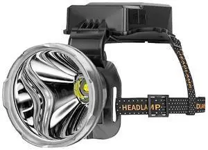 Ecocleanpath 1200 Lumen Solar/USB Rechargeable Headlamp with Motion Sensor, 3 Modes for Outdoor Running & Hiking