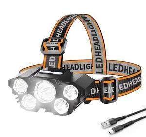 Ecocleanpath USB Rechargeable LED Headlamp, 4 Modes, Waterproof, Adjustable Headlight for Outdoor & Work Ecocleanpath USB Rechargeable LED Headlamp, 4 Modes, Waterproof, Adjustable Headlight for Outdoor & Work