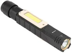 Ecocleanpath S22 Mini Flashlight - USB Rechargeable, Foldable & 360° Adjustable Head (Black) Ecocleanpath S22 Mini Flashlight - USB Rechargeable, Foldable & 360° Adjustable Head (Black)