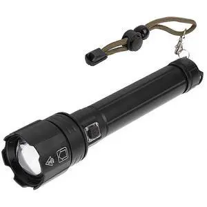 Ecocleanpath USB Rechargeable Outdoor Flashlight - High-Powered, Long-Lasting Black LED Light Ecocleanpath USB Rechargeable Outdoor Flashlight - High-Powered, Long-Lasting Black LED Light