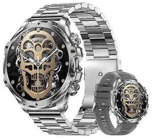 Ecocleanpath AK75 Smartwatch with Flashlight & Bluetooth Calling, Long Battery Life, 100+ Sports Modes (Silver) Ecocleanpath AK75 Smartwatch with Flashlight & Bluetooth Calling, Long Battery Life, 100+ Sports Modes (Silver)