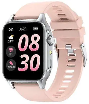 Ecocleanpath P127 Smartwatch with Flashlight & Bluetooth Calling, 1.85" HD Display, 100+ Sports Modes, Pink Ecocleanpath P127 Smartwatch with Flashlight & Bluetooth Calling, 1.85" HD Display, 100+ Sports Modes, Pink