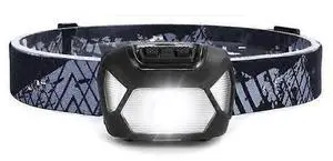 Ecocleanpath 1300Lux Super Bright LED Headlamp with Red Light, 6 Modes, IPX4 Waterproof, Adjustable Headband (Black) Ecocleanpath 1300Lux Super Bright LED Headlamp with Red Light, 6 Modes, IPX4 Waterproof, Adjustable Headband (Black)