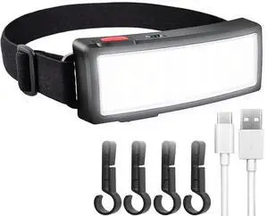 Ecocleanpath USB Rechargeable LED Headlamp 1200 Lumen, COB Floodlight, Waterproof Headlight for Outdoor & Work Ecocleanpath USB Rechargeable LED Headlamp 1200 Lumen, COB Floodlight, Waterproof Headlight for Outdoor & Work
